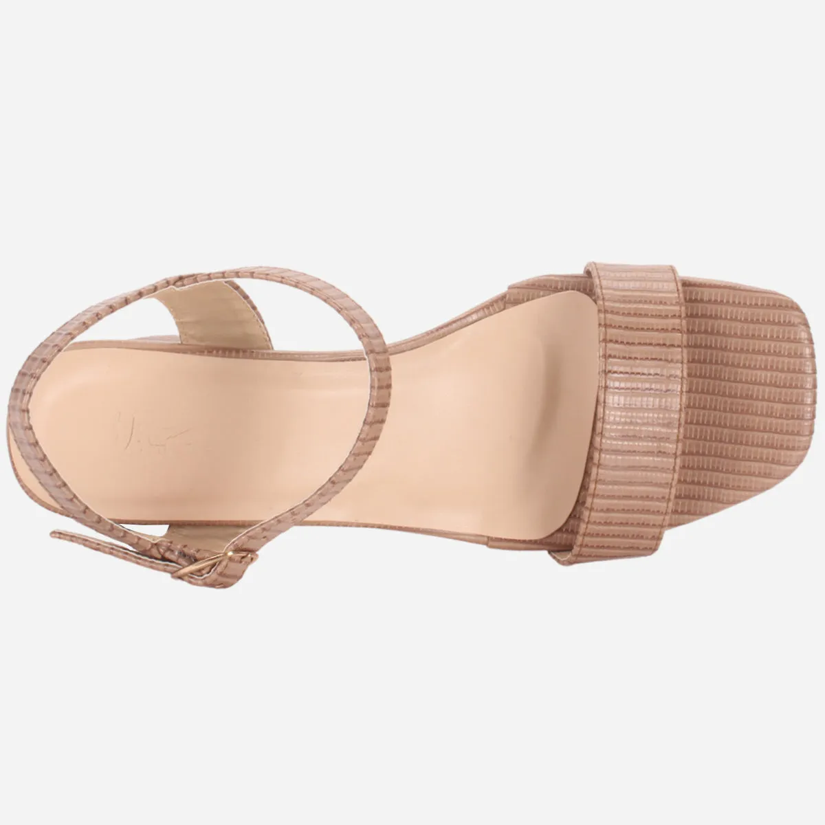 Womens "ZOYIA" Open Toe Block Heeled Sandals