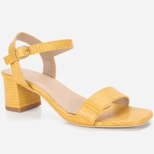 Womens "ZOYIA" Open Toe Block Heeled Sandals