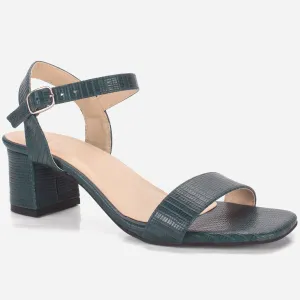 Womens "ZOYIA" Open Toe Block Heeled Sandals
