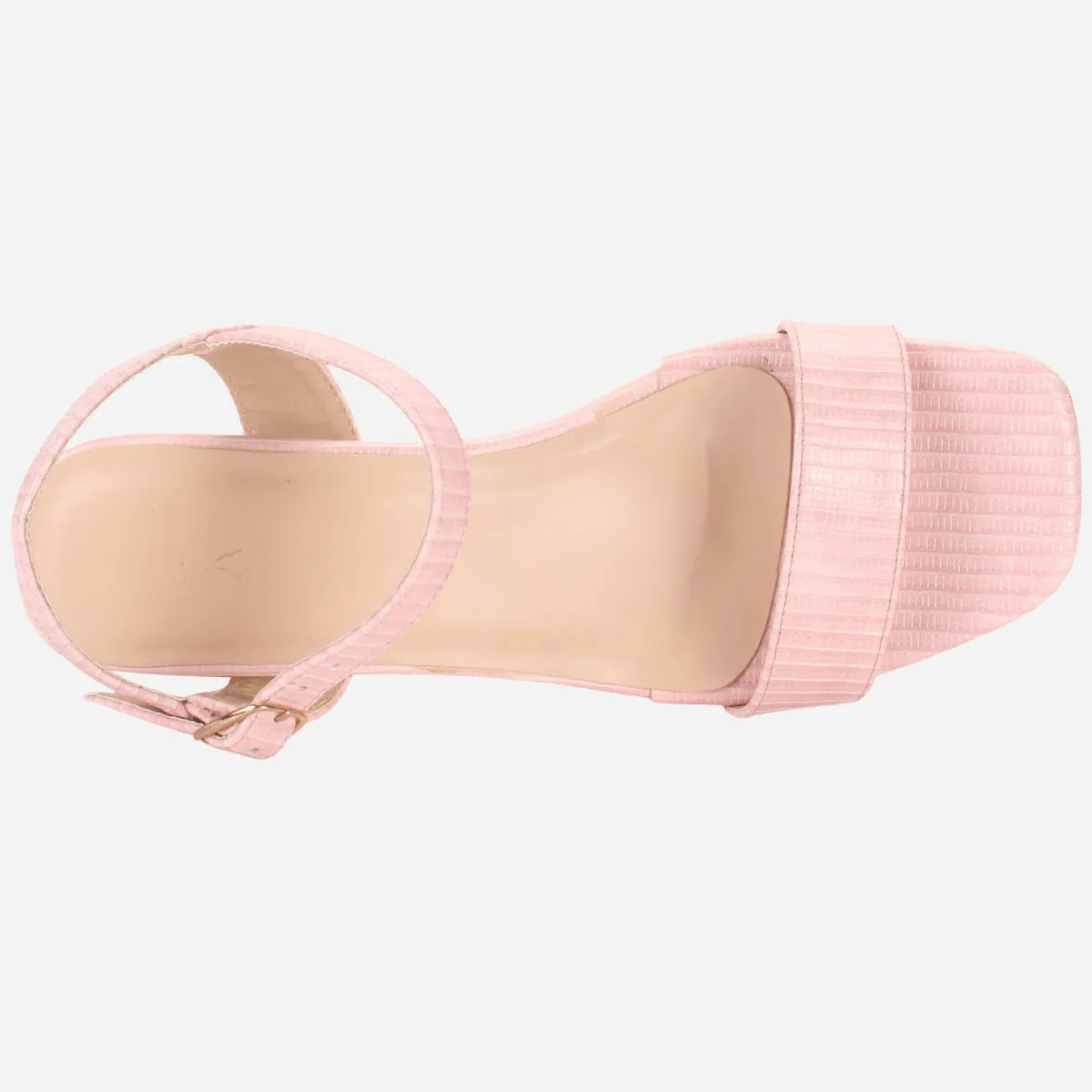Womens "ZOYIA" Open Toe Block Heeled Sandals