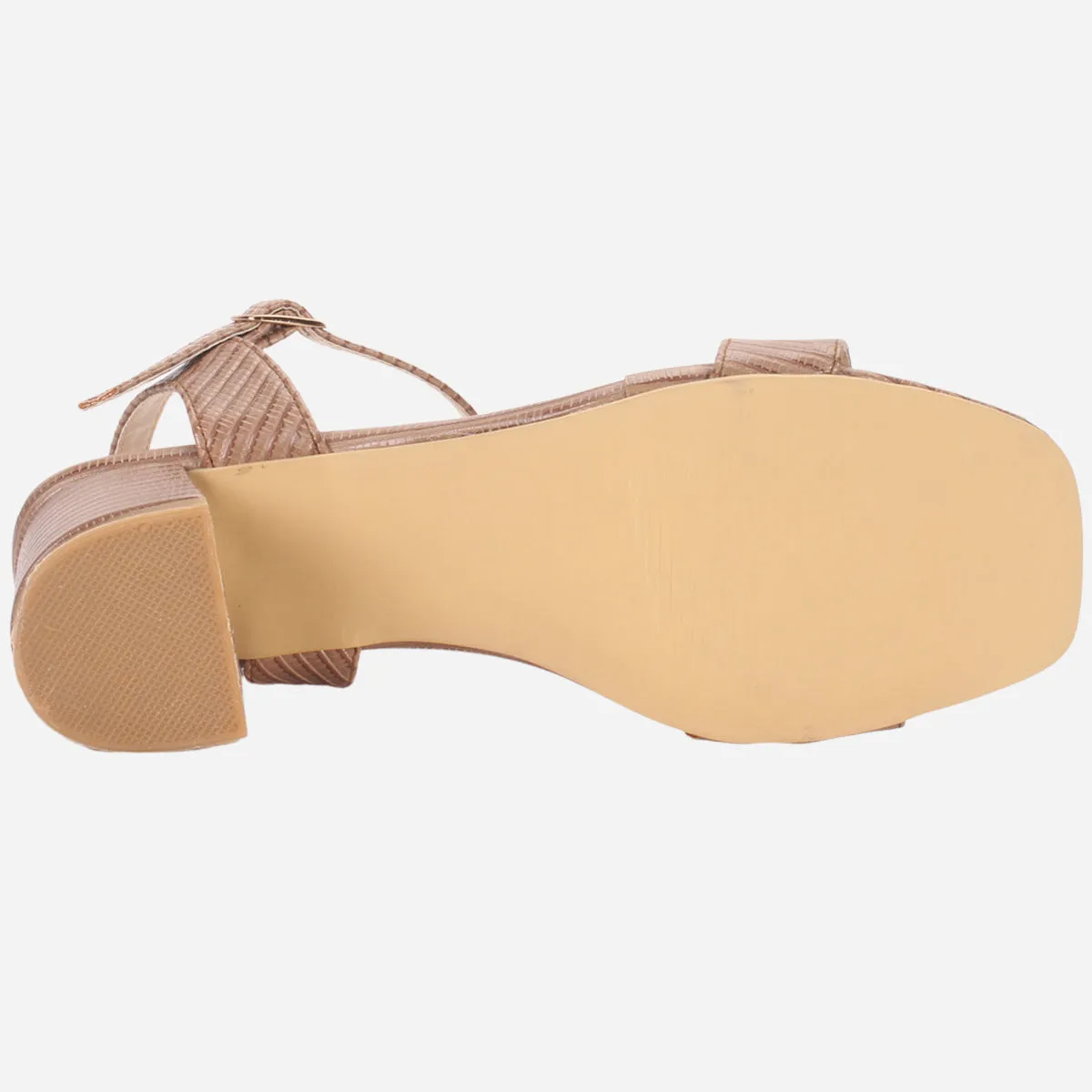 Womens "ZOYIA" Open Toe Block Heeled Sandals