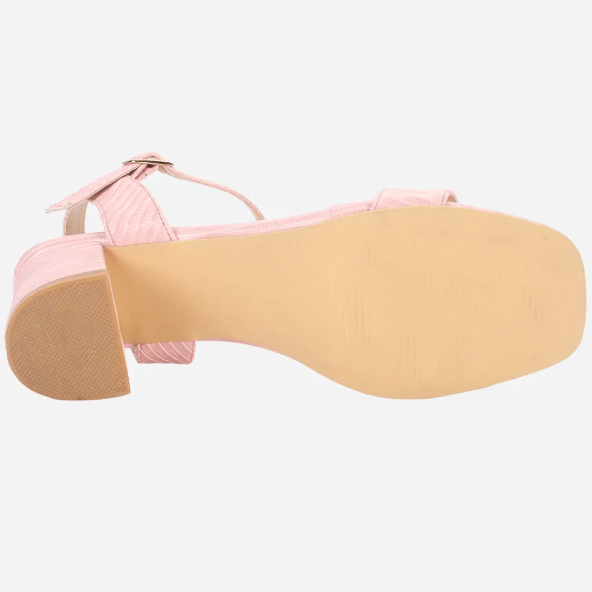 Womens "ZOYIA" Open Toe Block Heeled Sandals