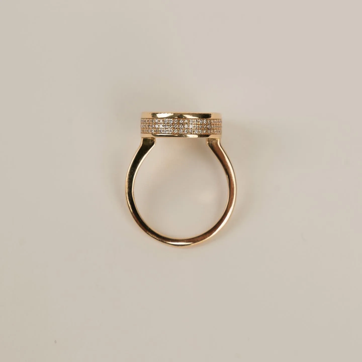 Woven Open Pave Diamond Ring