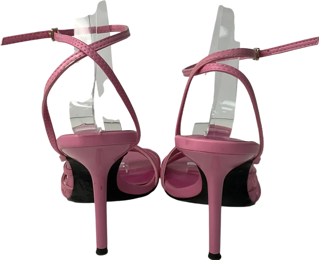 ZARA Pink Strappy Heels UK 5 EU 38 👠