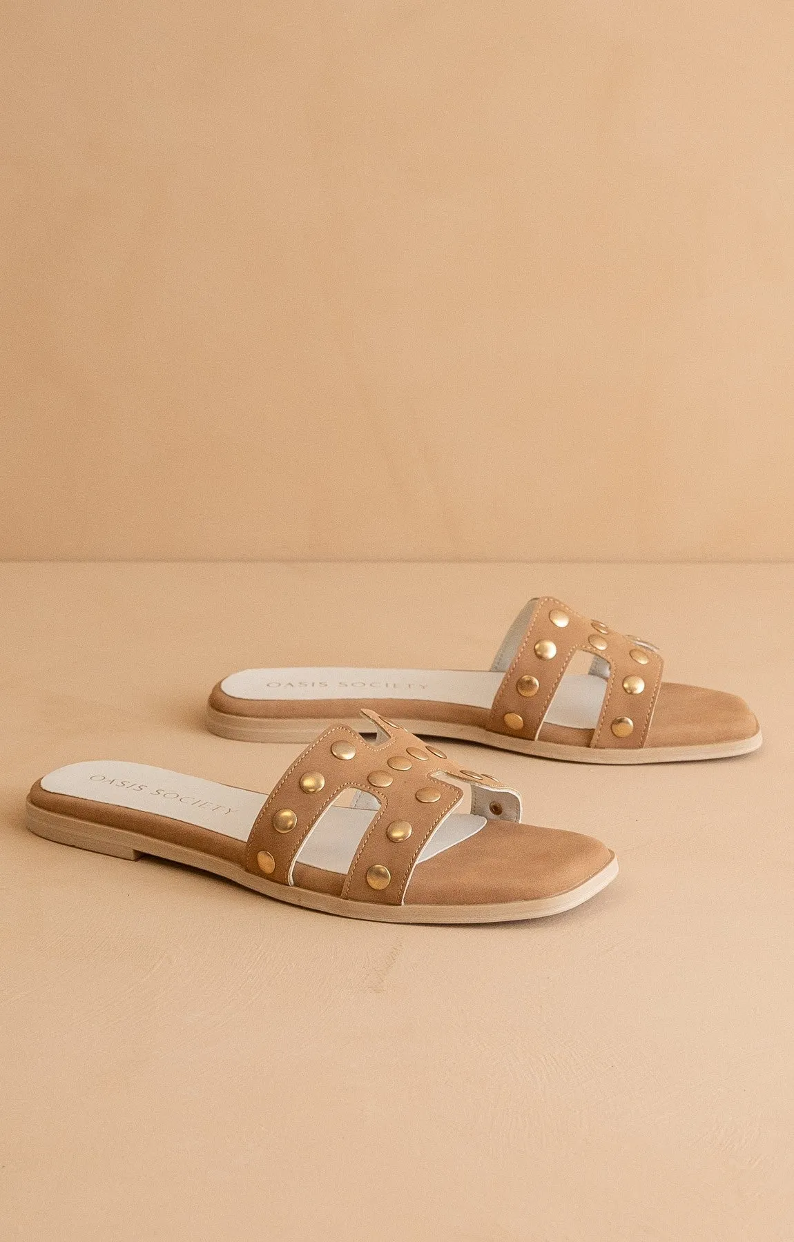 Zora Studded Slides